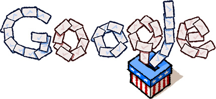 Google Doodle Election Day U.S.