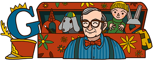 Google Doodle Ernie Coombs' (Mr Dressup) 85th Birthday