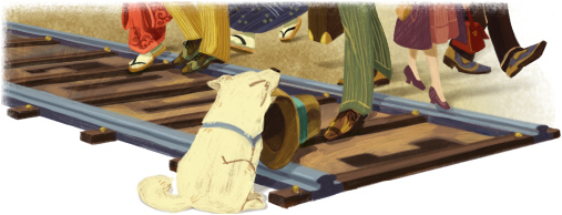 Google Doodle Hachiko's 89th Birthday