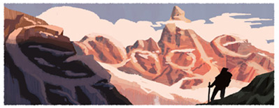 Google Doodle Francisco Pascasio Moreno's 160th Birthday