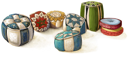 Google Doodle Morocco National Day 2012
