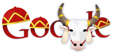 Google Doodle Royal Ploughing Ceremony and Farmer's Day