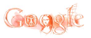 Logo Leonardo da Vinci by Google