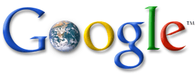 Google Logo with the Earth