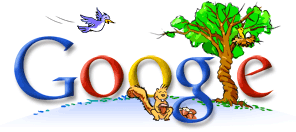 2005 earthday google logo