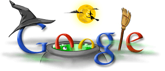 Google Doodles - Happy Halloween 2004