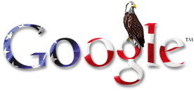 4th of July Google Logo