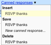 Set up canned responses instead of typing the same reply over and over again.