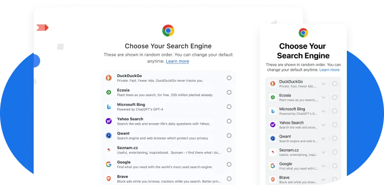 Chrome Browser Choice Screen - Google Chrome