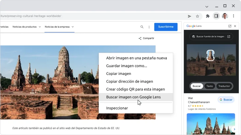 Un ejemplo de cómo usar Google Lens