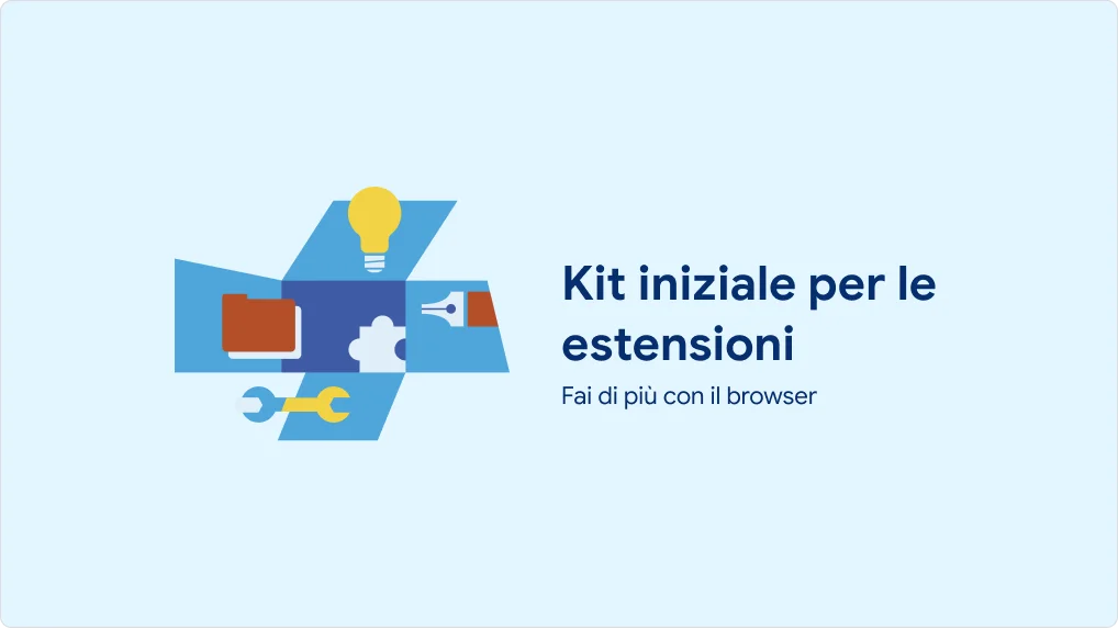 Immagine del Chrome Web Store che mostra il Kit iniziale per le estensioni.