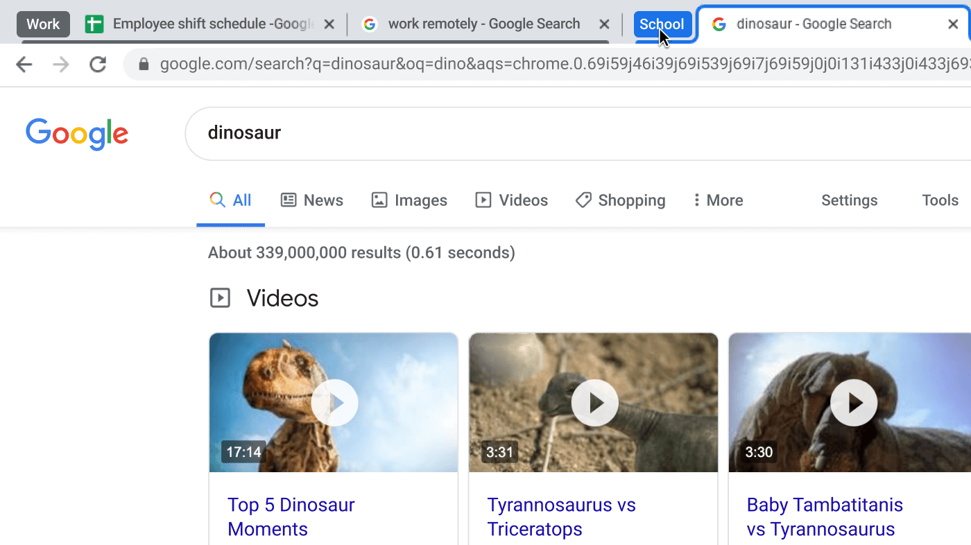 Google.com search