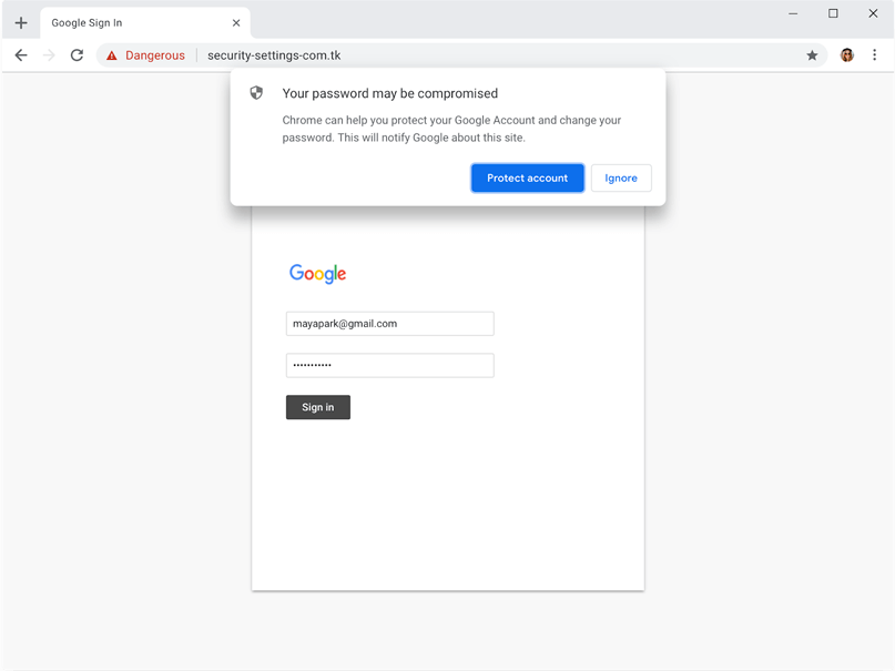 Chrome Pop-Up Dialog Always Persists - Website Bugs - Developer