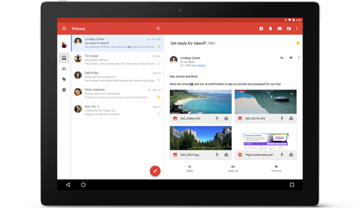 View attachments instantly