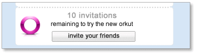 Invites counter