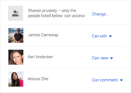 Google drive privacy