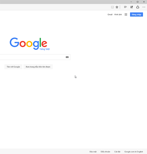 Cách cài google làm tìm kiếm mặc định