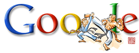 Google Doodle Peking 2008: Bojová umění