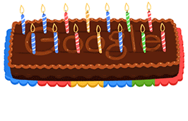 Google's 14th birthday doodle
