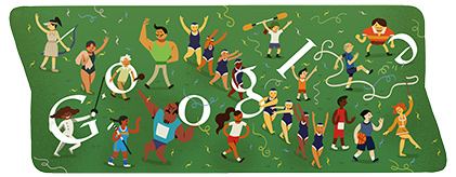 Google Doodle Londýn 2012: Závěrečný ceremoniál