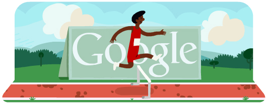Google Doodle Londýn 2012: Běh přes překážky