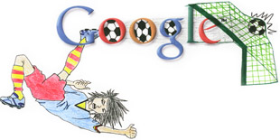 google doodle world cup south africa
