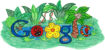 Doodle 4 Google US Winner - Makenzie Melton's 'Rainforest Habitat