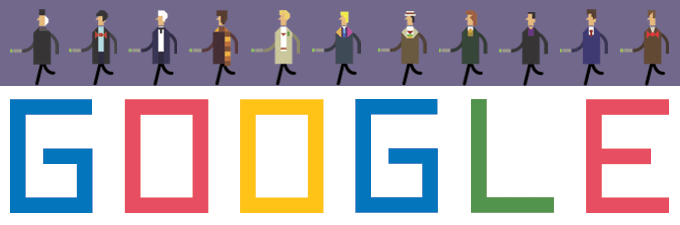 Doctor Who 50th Anniversary google doodle