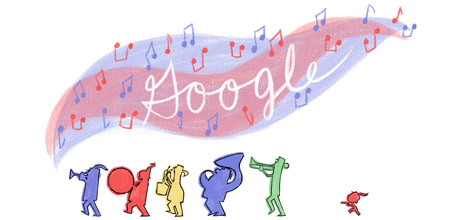 july google fourth birthday doodles include game 113th 4th patriotic such items list blue red nakaya