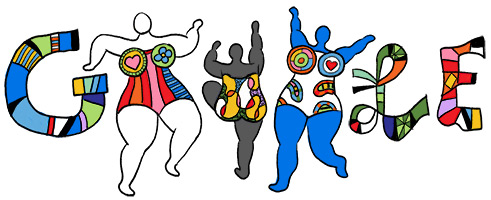Google-Doodle: 84. Geburtstag von Niki de Saint Phalle
