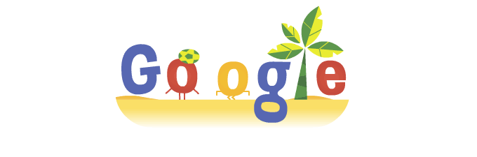 آرم گوگل برای جام جهانی