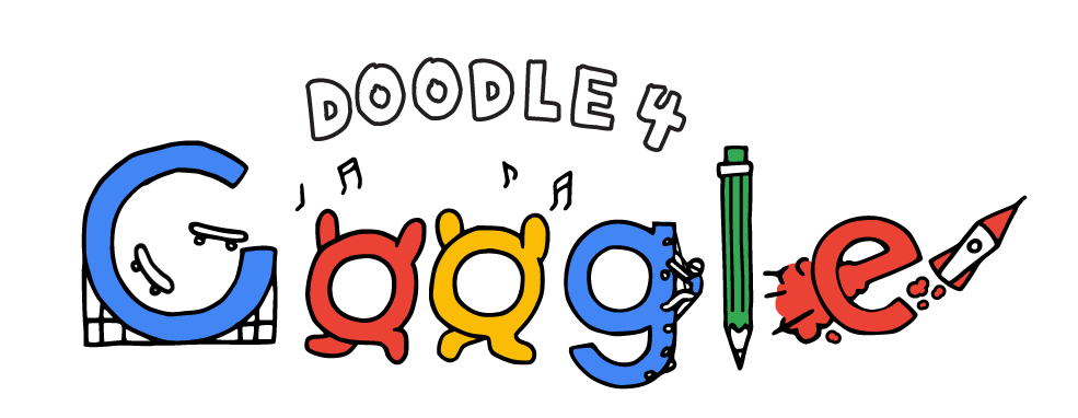 Your Doodle on the Google homepage