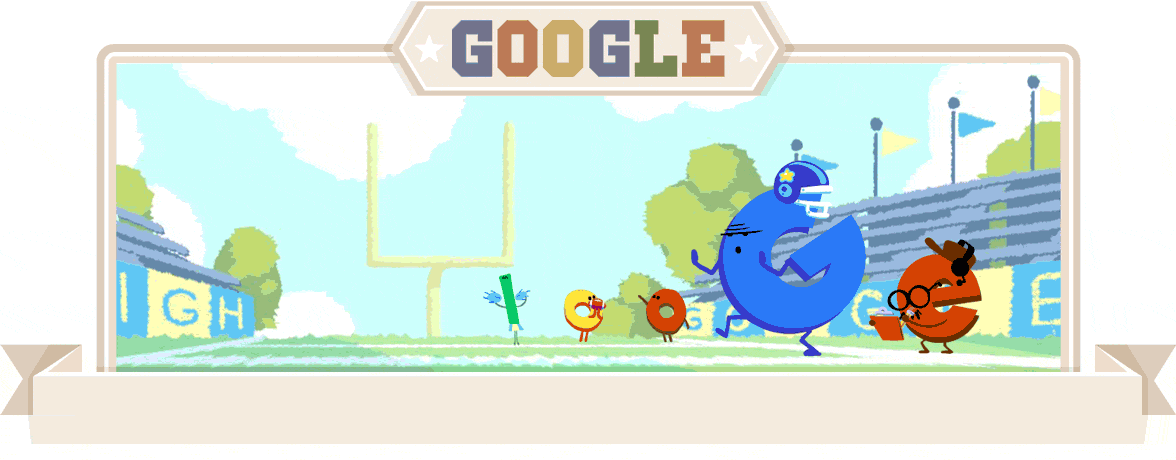 Google Gameday Doodle