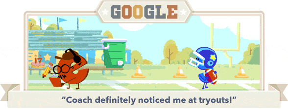 Google Gameday Doodle #3