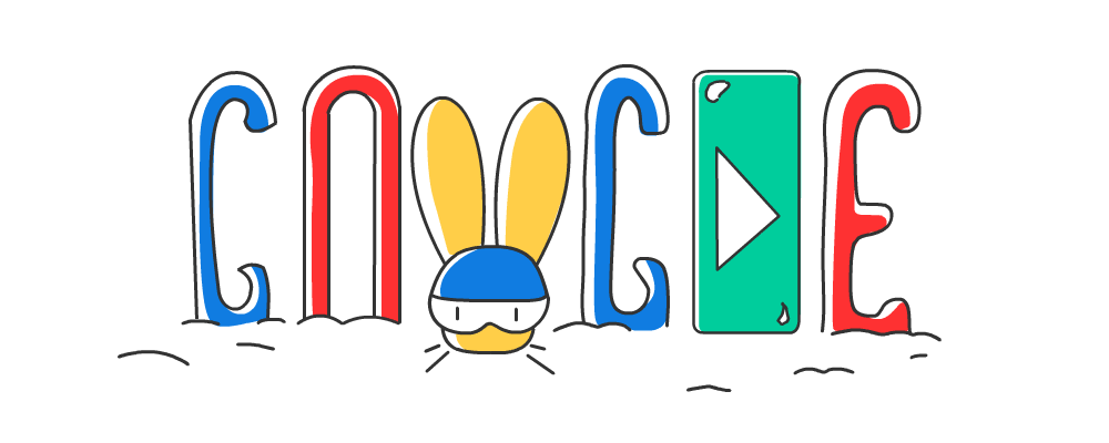 Doodle Snow Games - Day 10 Doodle - Google Doodles