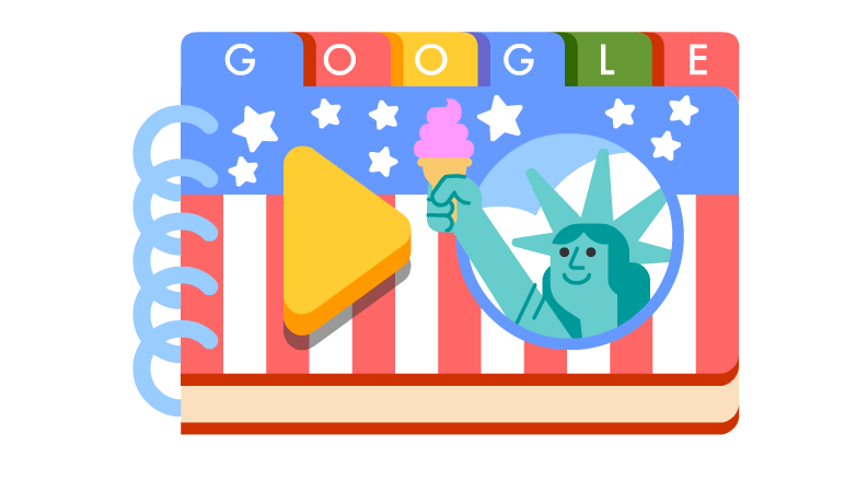 The Google Doodle is a baseball game