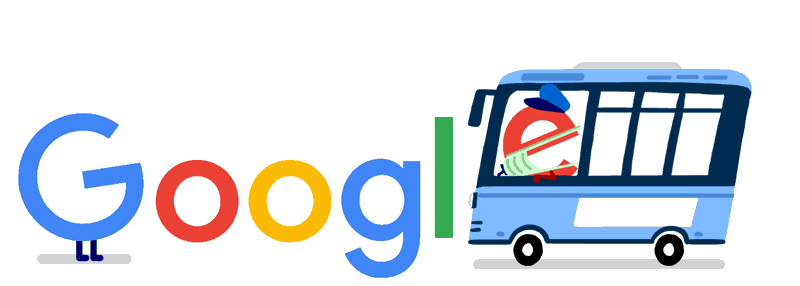 Google Doodle tribute to transit workers 04-14-20