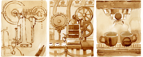 Google Doodle pays tribute to inventor of espresso machine Angelo Moriondo
