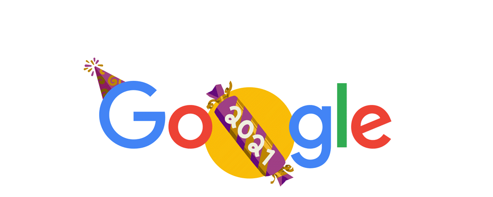 Google Doodle New Years Day 2022