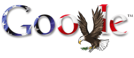 Google-Doodle: Independence Day 2007