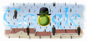 Google de ziua lui René Magritte