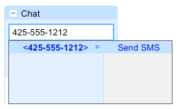 Send SMS text messages right from Gmail.