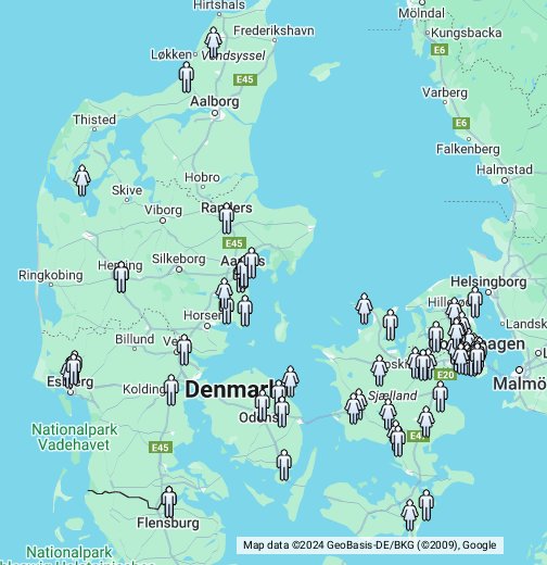 Tilsvarende nyheder bemærkning Hypnotisører i Danmark – Google My Maps