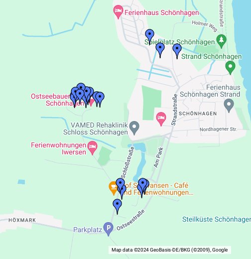 schönhagen karte Ostseeurlaub In Schonhagen Google My Maps schönhagen karte