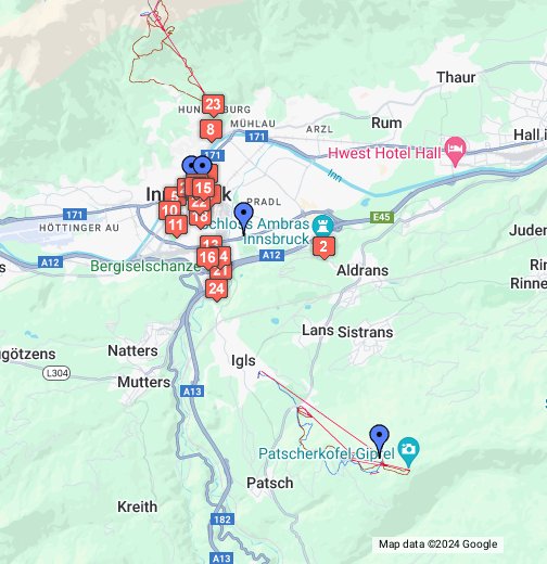 tirol térkép google Innsbruck Google My Maps tirol térkép google