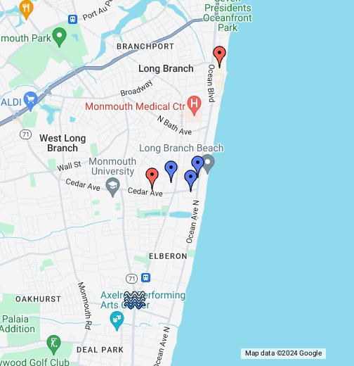 Long Branch, NJ - Google My Maps