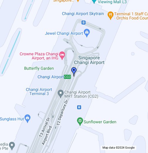 Changi Airport Singapore - Google My Maps