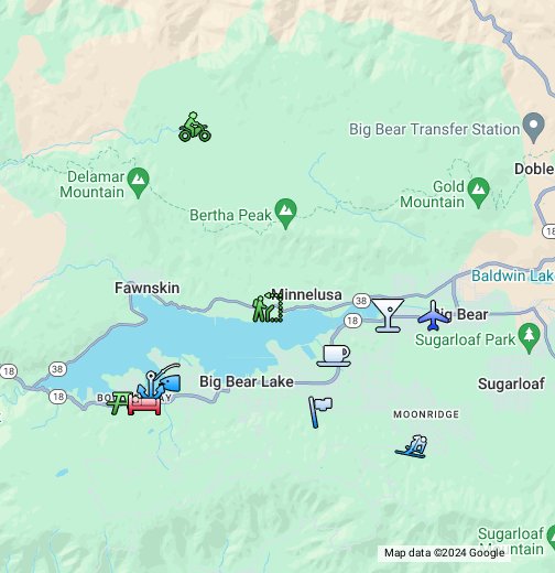 Big Bear Lake California Map Big Bear Lake, CA   Google My Maps