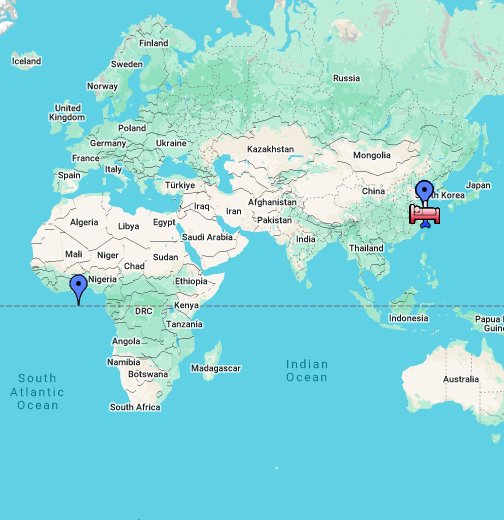 Where Is China Located On The World Map Shanghai, China   Google My Maps