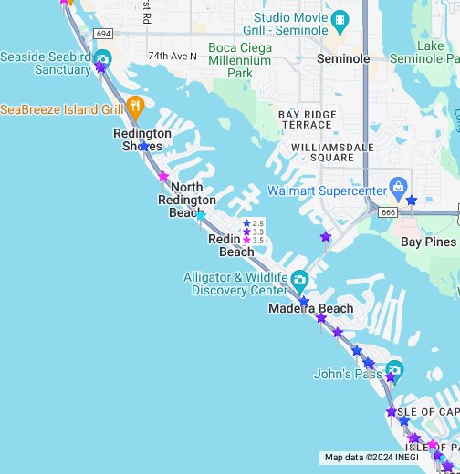 North Redington Beach FL Hotels Map - Cheap Rates, Hotel Reviews, Discount  Deals! - Google My Maps